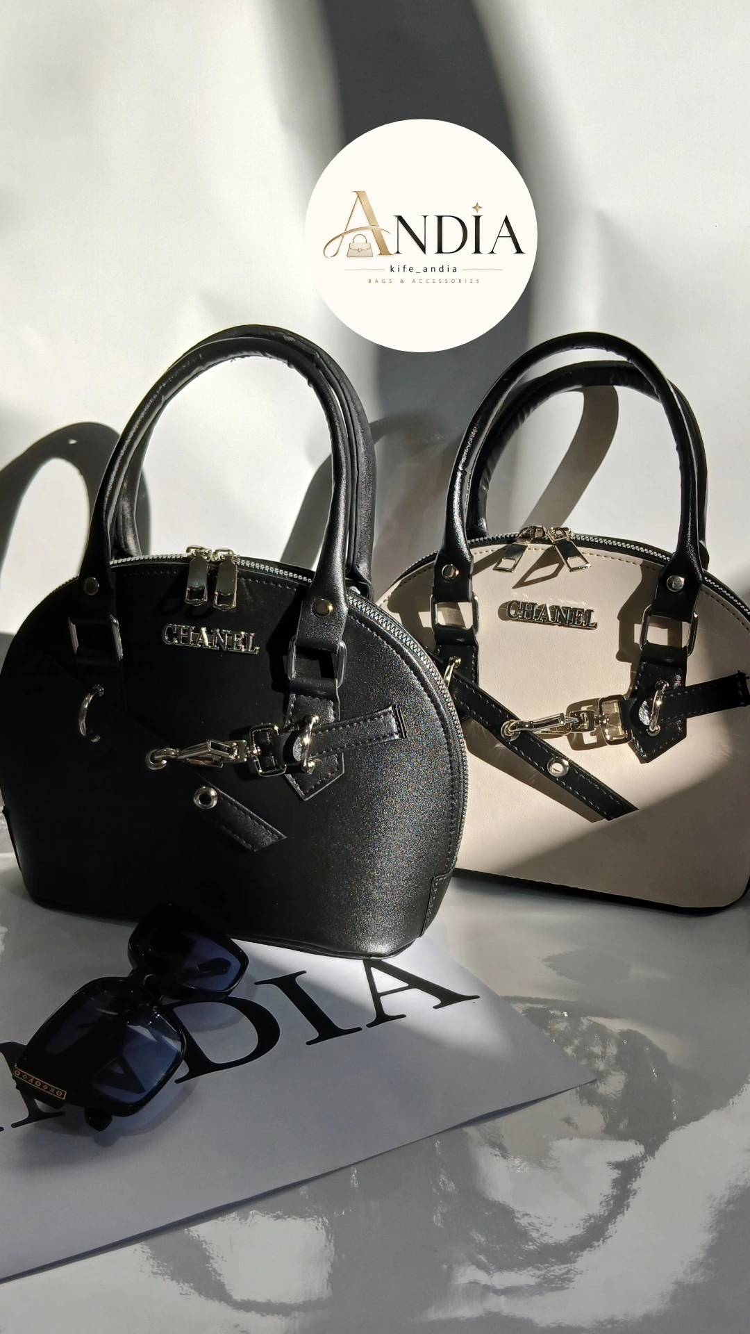 کیف chanel ترند‌ جنس چرم خارجی با کیفیت سایز ۲۰*۲۵