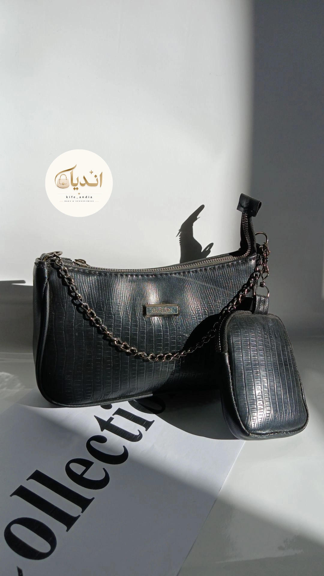 کیف مدل آیتک جنس چرم الیزه سایز 13*19