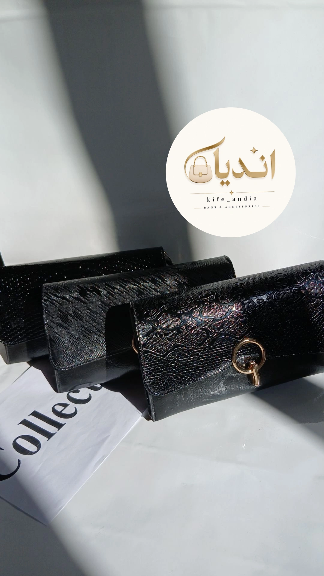 کیف دوشی نجلا جنس چرم ورنی خارجی با کیفیت سایز۱۵*۲۵